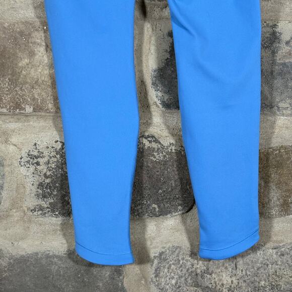 Yogalicious Lux Harmony Hi Rise Ankle Leggings Woman's XS Blue Marina Ruched - Picture 9 of 13